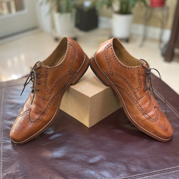 Men's Cole Haan Nike Wing Tip Dress Shoes 13 - Picture 1 of 6